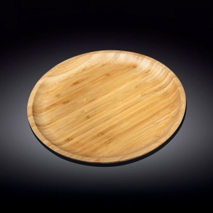 картинка Блюдо для подачи кругл. d=30.5 см, бамбук Wilmax 