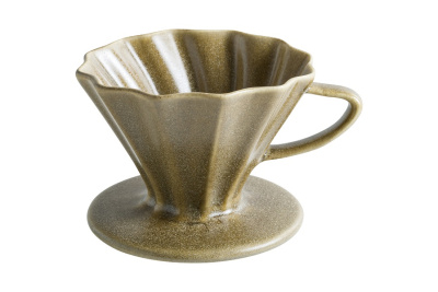картинка Чашка-воронка 110 мм. для заваривания кофе Мокрый песок, форма Ро 