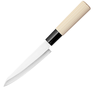 картинка Нож кухонный L=235/120,B=25мм.«Киото» двусторонняя заточка 