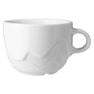 картинка Чашка чайная 230мл. D=8.5,H=6,B=11см.«Мелодия» фарфор белый 