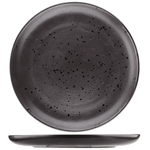 картинка Тарелка без полей D=30см «Оникс» керамика черный 