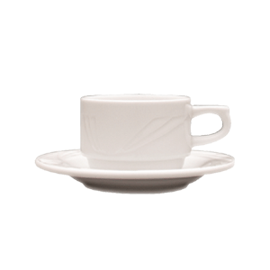 картинка Чашка кофейная 80мл D=6,H=4.5,B=9см белый «Аркадия» фарфор 