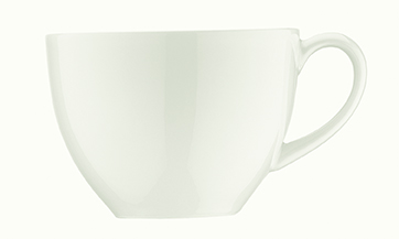картинка Чашка 110 мл. кофейная d=72 мм. h=53 мм. Белый (блюдце RIT03AKT) 