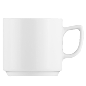 картинка Чашка кофейная 90мл. D=5.5,H=5.5,L=8см.«С-Класс» фарфор белый 