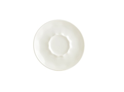 картинка Блюдце d=120 мм. Белый, форма Ро (чашка RAW01ESP-F) 