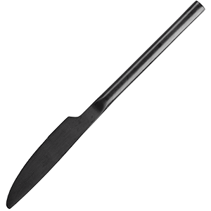 картинка Нож десертный «Саппоро бэйсик» L=200/100,B=16мм, черный,матовый 