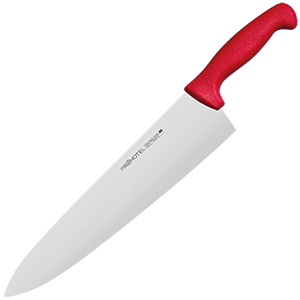 картинка Нож поварской L=43.5/28.5,B=6.5см красный 