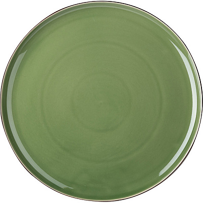 картинка Тарелка D=33см «Сейдж» фарфор,зелен.,бронз. 