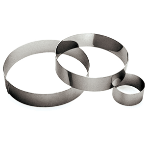 картинка Кольцо кондитерское D=220,H=45мм сталь нерж. металлич. 
