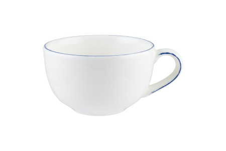 картинка Чашка 350 мл. чайная Ретро синий край (блюдце E101RIT04CT) 