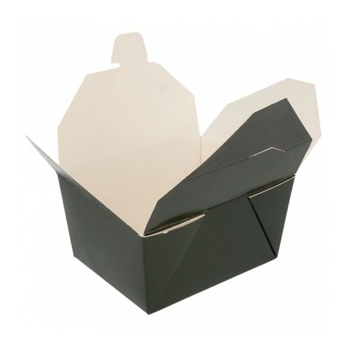 картинка Ланч-бокс картонный "BLACK" 780 мл 11,3x9x6,4см, 50шт/уп  Garcia D. 