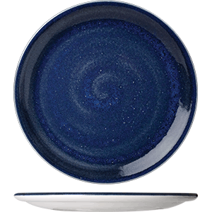 картинка Тарелка мелкая D=23см.синий «Визувиус Ляпис» 
