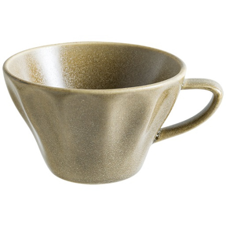 картинка Чашка 235 мл. чайная d=111 мм. h=70 мм. Мокрый песок, форма Ро (блюдце TRARAW02KT) 