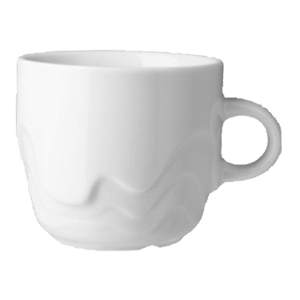 картинка Чашка чайная 190мл. D=7.5,H=6.5,B=10см.«Мелодия» фарфор белый 