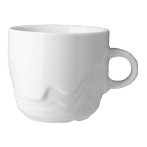 картинка Чашка кофейная 170мл. D=7.1,H=6.3,B=9.9см.«Мелодия» фарфор белый 